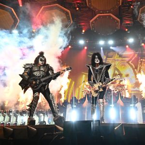 Kiss under sin avslutningsturné på Madison Square Garden i New York.