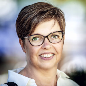 Porträttfoto på Siv Sandberg