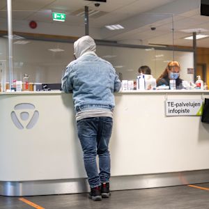 TE-toimisto. 