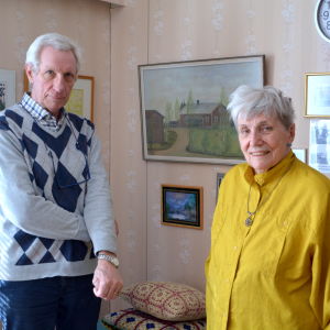 Sune enholm och Lisbeth Grönholm.