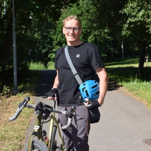 Cykelförbundets styrelsemedlem Juha Pölönen