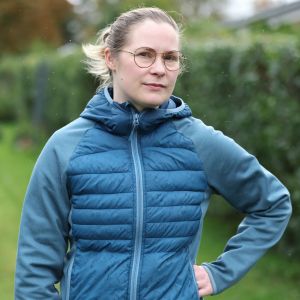 Heidi Tallberg bor i Ernestas, bara 300 meter från motorvägen. 