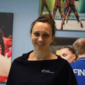 Liisa Lappalainen ansvarar för kompetensutvecklingen. Liisa Lappalainen, Gymnastikförbundet