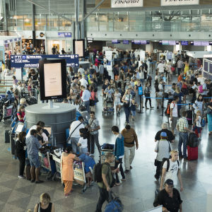 Helsinki-Vantaan lentoasema kesällä 2018