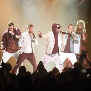 Backstreet Boys på scen.