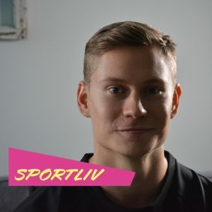 Oskari Mörö med Sportliv-logo.