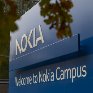 Nokia kampuksen kyltti. 