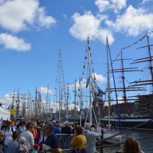 Besökare på Tall Ships Races 