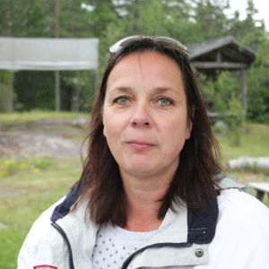 Cati Huhta från Åbonejdens avfallsservice. cati huhta vid åbonejdens avfallsservice