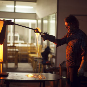 Markku Salo behandlar glas