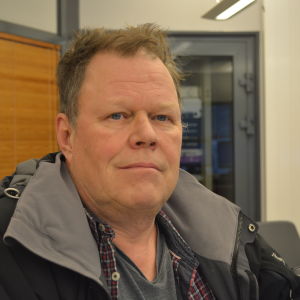 Ordförande för Pappersavdelning 52, Thomas Melarti i Jakobstad