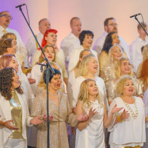 Lahden Gospelkuoro laulaa.