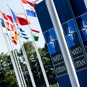 Nato päämajan rakennus Brysselissä.