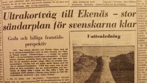 Västra Nyland 2.11.1951. Ett gammalt tidningsurklipp.