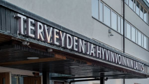Terveyden- ja hyvinvoinnin laitoksen julkisivu.