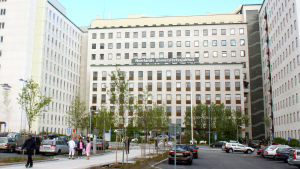 Norrlands universitetssjukhus. Huvudingången till Norrlands universitetssjukhus