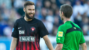 Tim Sparv kom till FC Midtjylland från tyska Greuther Fürth. Tim Sparv i FC Midtjylland våren 2018.