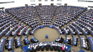 Europaparlamentet kan kännas avlägset i unga väljares vardag, men klimatfrågan kan ha bidragit till ett större intresse för europeiskt samarbete. Europaparlamentet i Strasbourg