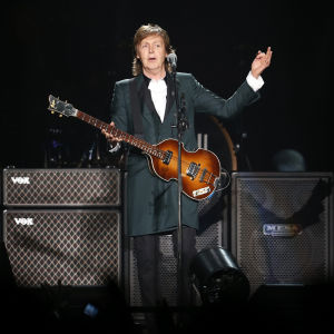 Paul McCartney på en konsert i Chile 2014.