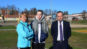 Sonja Deniel, Fanny Kesti och Marcus Beijar. Sonja Deniel, Fanny Kesti och Marcus Beijar.