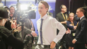 Henrik Borgström kan bli ett skrällnamn i truppen. Henrik Borgström, NHL-draften 2016.