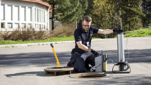 Den här råttfällsmodellen är nu aktuell för avloppsnätet i Gamla stan. Råttfälla för avlopp.