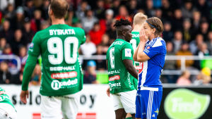 Petteri Forsell har bara blixtrat till ibland i den inhemska ligan. Petteri Forsell i HJ.