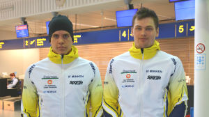 Christoffer Lindvall och Oskar Sjölund. Christoffer Lindvall och Oskar Sjölund.