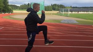 Viktor Kantele är statistiktrea i Finland på den korta häcken. Viktor Kantele, Borgå Akilles