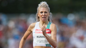 Sara Kuivisto hoppas bli första finländska VM-semifinalist på damernas 800 meter. Sara Kuivisto.