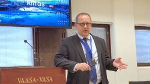 Stadsdirektör Tomas Häyry säger att investeringen skulle innebära väldigt mycket för Vasa. Arkivbild. Tomas Häyry
