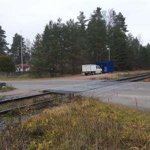 Plankorsning i Svartå.