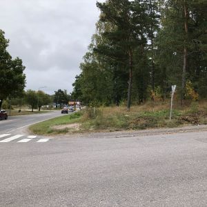 Korsningen av Järnvägsgatan och Liljedahlsgatan i Ekenäs.