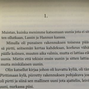 Antti Hyryn Uuni-kirjan ensimmäiset lauseet