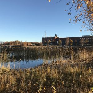 Wärtsiläs gamla fabriksområde i Vöråstan i Vasa.
