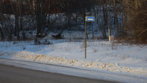 Det är ännu oklart om stolparna för samåkning kan dela plats med busshållplatserna. Busshållplats