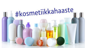 Kosmetiikkapulloja