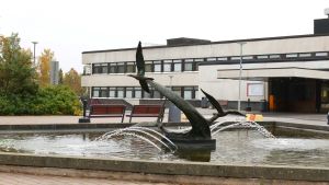 Mellersta Österbottens centralsjukhus i Karleby. Mellersta Österbottens centralsjukhus MÖCS i Karleby.