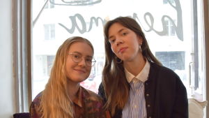 Vanessa och Hanna ser fram emot många trevliga stunder på många olika museer, i Helsingfors och annorstädes Vanessa Forstén och Hanna Arhippainen
