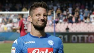 Dries Mertens har gjort nio mål på tolv matcher den här säsongen. Dries Mertens, Napoli