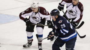 Mikko Rantanen och Patrik Laine. Mikko Rantanen och Patrik Laine.