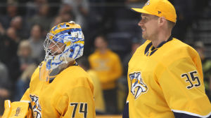 Lärlingen och mentorn, Saros och Rinne. Juuse Saros och Pekka Rinne i Nashville.