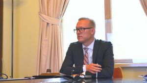 Stadsdirektören i Borgå, Jukka-Pekka Ujula. Borgås stadsdirektör Jukka-Pekka Ujula.