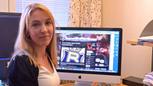 Andrea Bergman är Esbo i själ och hjärta. Ett Esbo utan ligalag känns tomt, säger hon. Andrea Bergman, blues