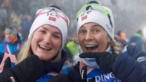 Marte Olsbu Røiseland och Tiril Eckhoff hade en rolig säsong. Marte Olsbu Røiseland och Tiril Eckhoff hade en rolig säsong.