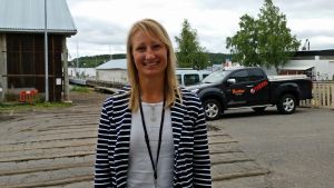 Tanja heter nuförtiden Poutiainen-Rinne i efternamn efter sommarens giftermål. Tanja Poutiainen-Rinne, september 2015.