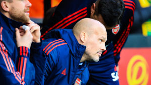 Fredrik Ljungberg är åtminstone tillfälligt Arsenals lösning på tränarfrågan. Fredrik Ljungberg i Arsenal.