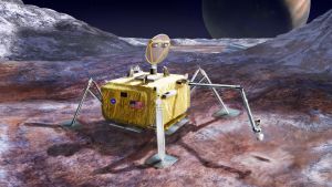Nasa har tidigare planerat att landa på Jupiters måne Europa för att utforska den närmare. Europa-landaren.