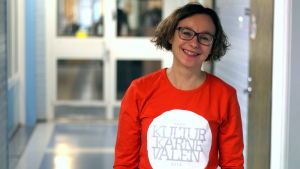 Eva-Helén Ahlberg ser fram emot en karneval i Borgå. Arkivbild. Eva-Helén Ahlberg är producent för Kulturkarnevalen sedan år 2004.