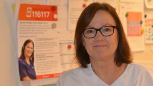 Britt-Marie Forstén ser jourhjälpen som en tilläggsservice för invånarna. Britt-Marie Forstén